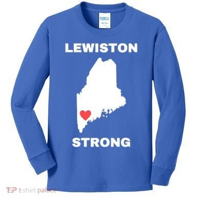 Lewiston Strong Kids Long Sleeve Shirt