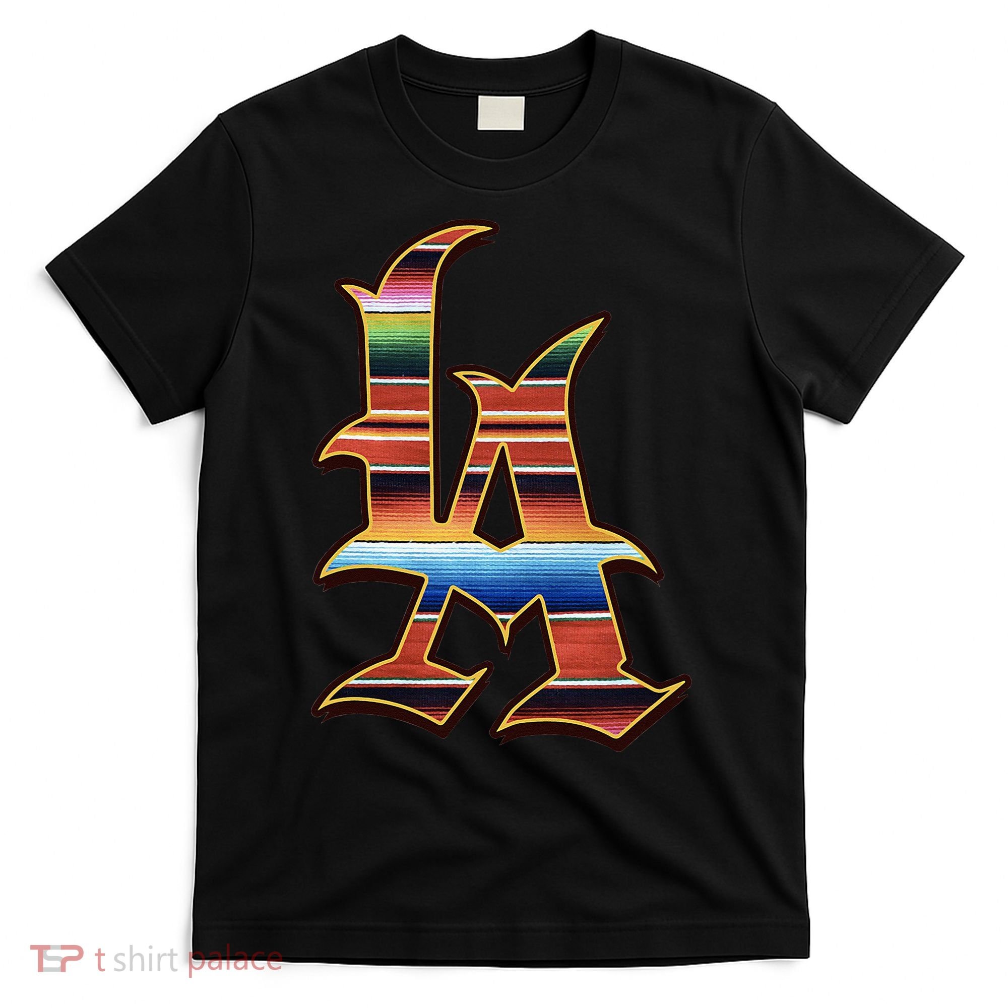 LA Sarape Los Angeles LA Sarape East LA Baseball Mexican T-Shirt