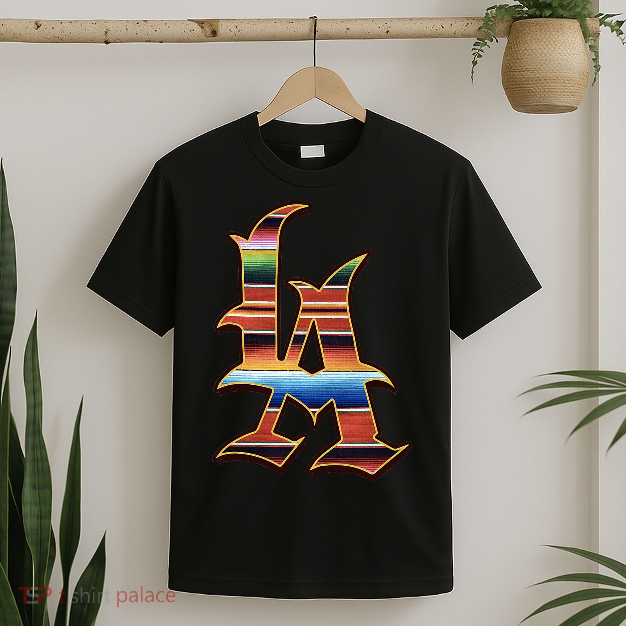 LA Sarape Los Angeles LA Sarape East LA Baseball Mexican T-Shirt