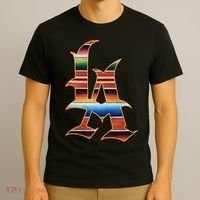 LA Sarape Los Angeles LA Sarape East LA Baseball Mexican T-Shirt thumb 3