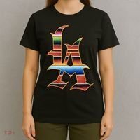 LA Sarape Los Angeles LA Sarape East LA Baseball Mexican T-Shirt thumb 4