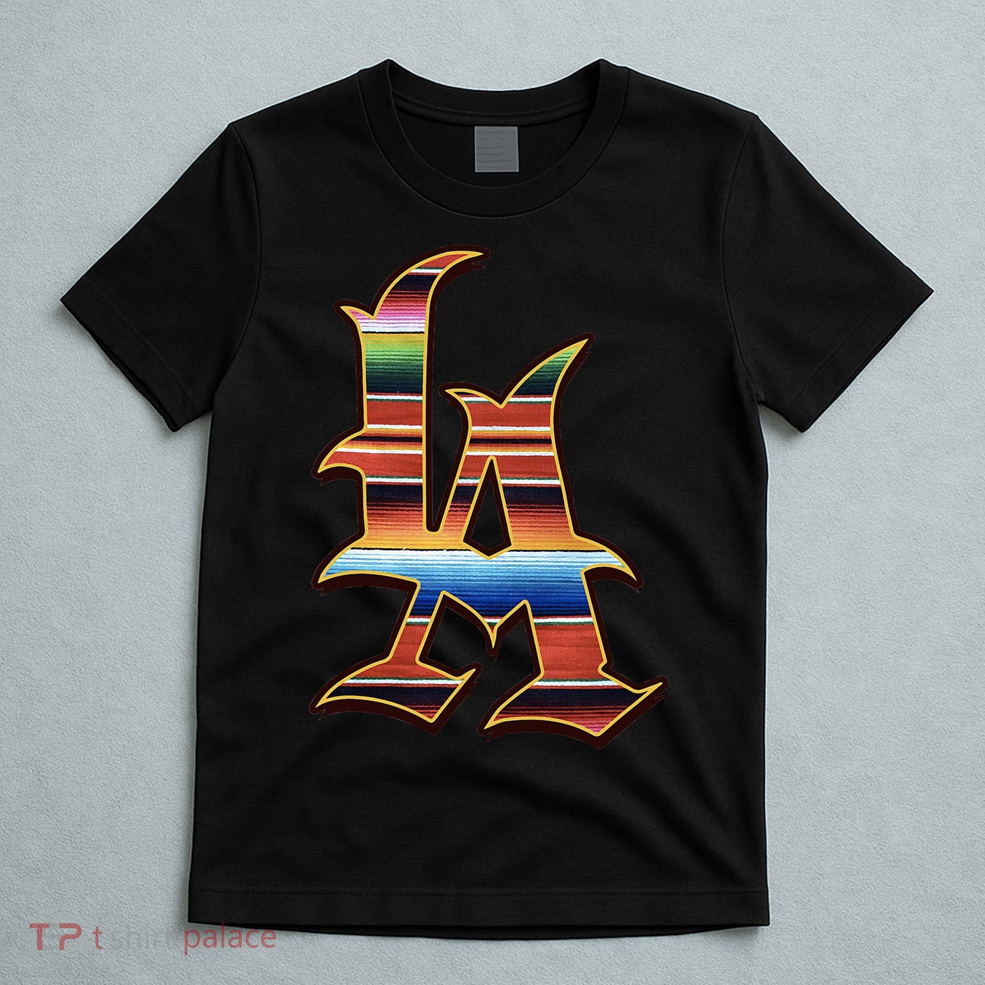 LA Sarape Los Angeles LA Sarape East LA Baseball Mexican T-Shirt