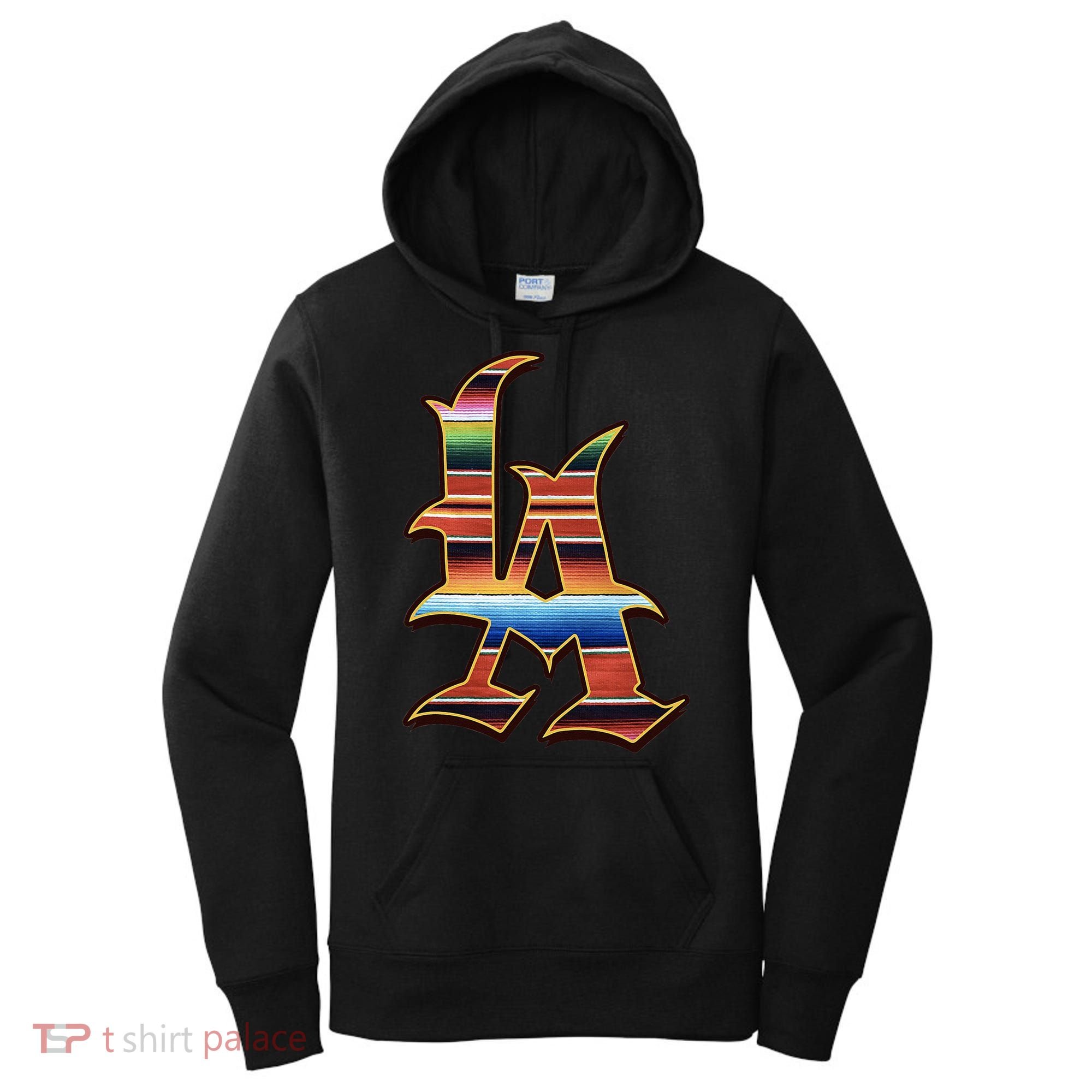 LA Sarape Los Angeles LA Sarape East LA Baseball Mexican Women's Hoodie