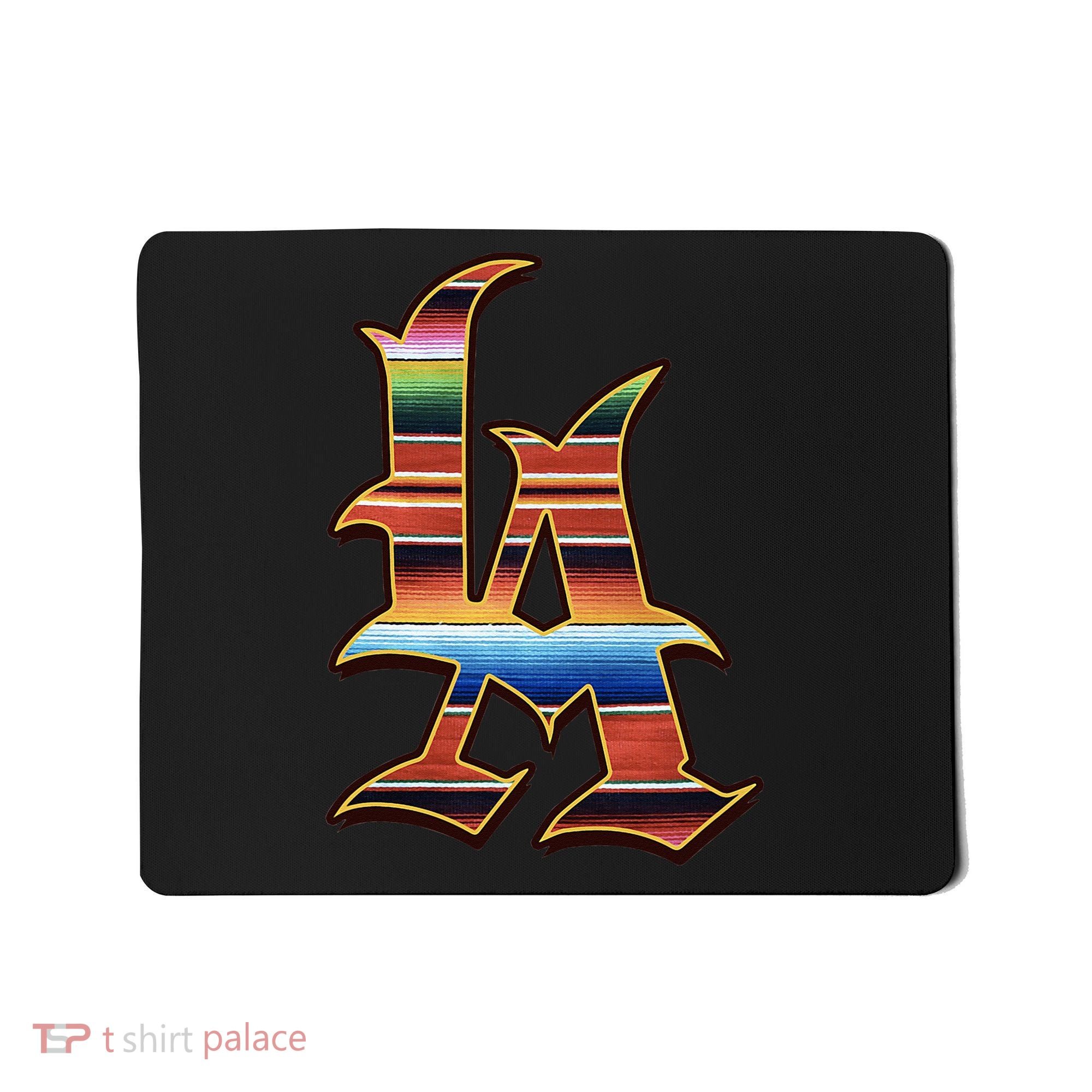 LA Sarape Los Angeles LA Sarape East LA Baseball Mexican Mousepad