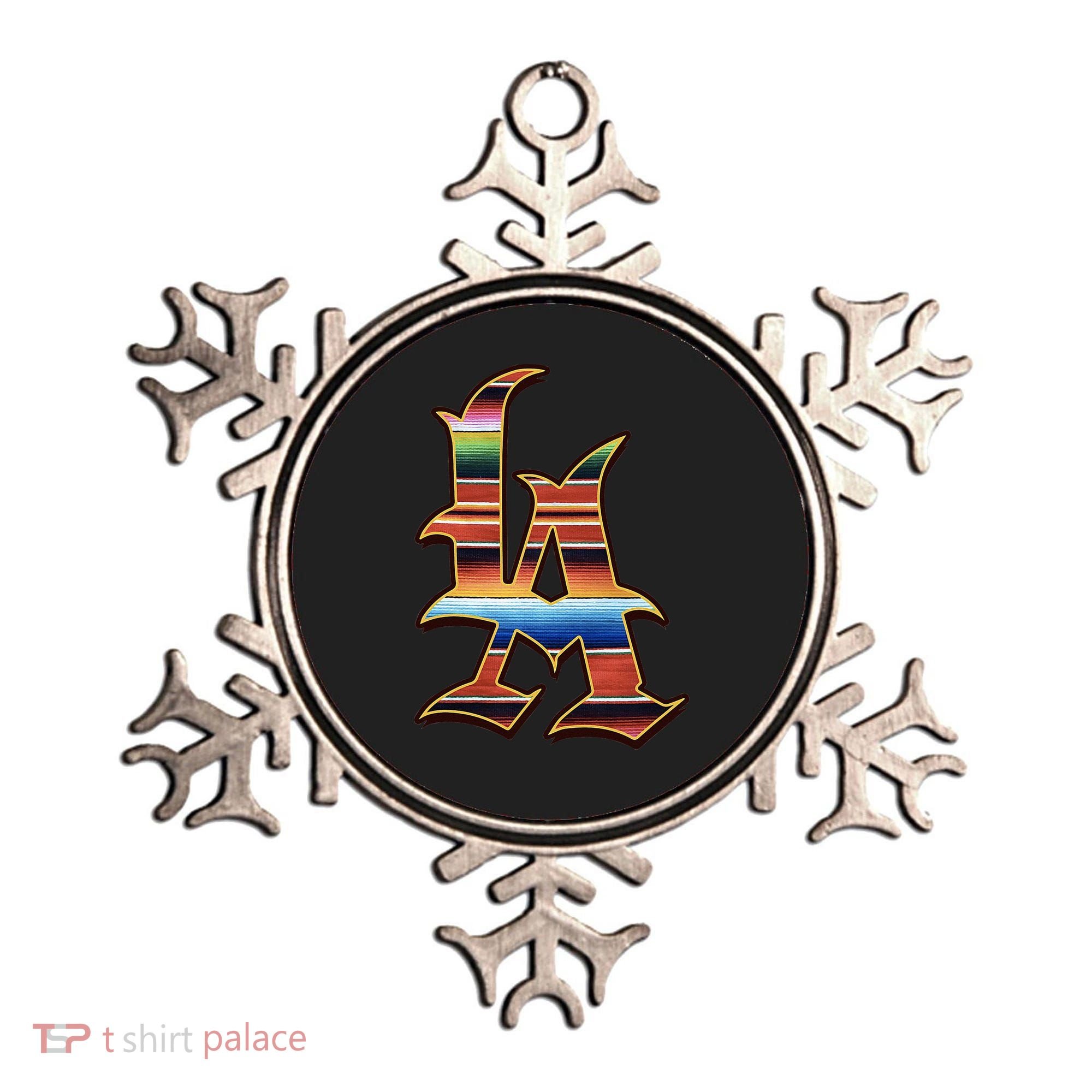 LA Sarape Los Angeles LA Sarape East LA Baseball Mexican Ornament