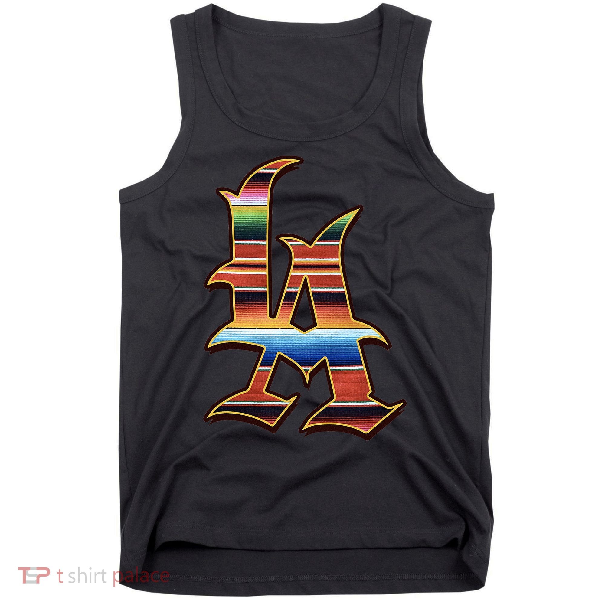 LA Sarape Los Angeles LA Sarape East LA Baseball Mexican Tank Top