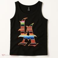 LA Sarape Los Angeles LA Sarape East LA Baseball Mexican Tank Top thumb 2