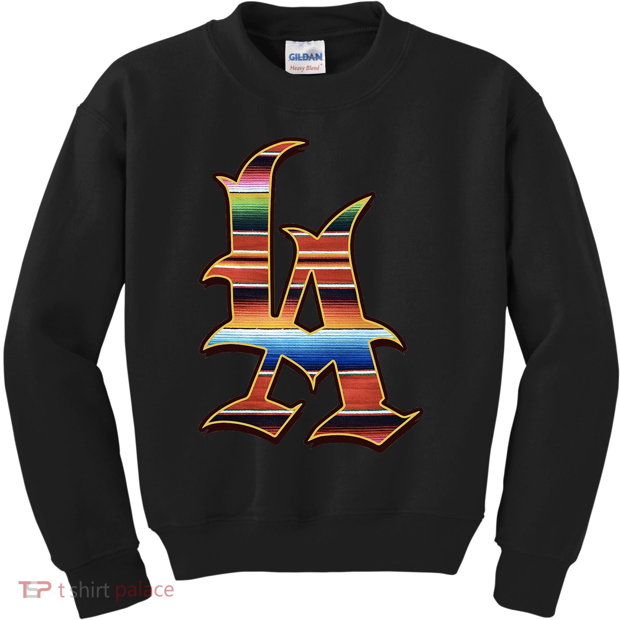 LA Sarape Los Angeles LA Sarape East LA Baseball Mexican Kids Sweatshirt