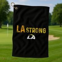 La Strong Lafd Golf Towel thumb 1
