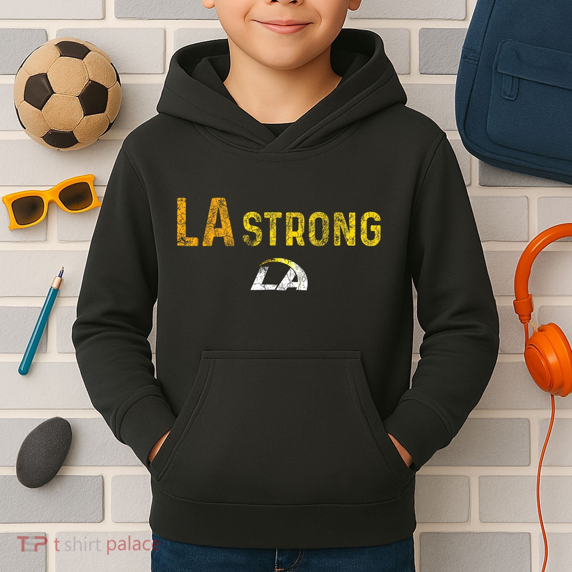 La Strong Lafd Kids Hoodie