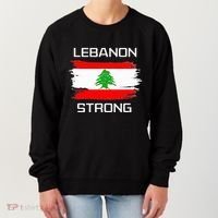 Lebanon Strong Lebanese Flag Souvenir Beirut Cedar Tree Women's Sweatshirt thumb 0