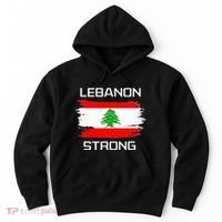 Lebanon Strong Lebanese Flag Souvenir Beirut Cedar Tree Hoodie thumb 0
