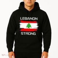 Lebanon Strong Lebanese Flag Souvenir Beirut Cedar Tree Hoodie thumb 2