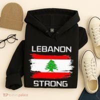Lebanon Strong Lebanese Flag Souvenir Beirut Cedar Tree Hoodie thumb 4