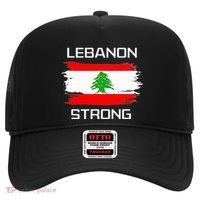 Lebanon Strong Lebanese Flag Souvenir Beirut Cedar Tree Hat thumb 0