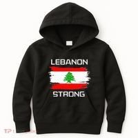Lebanon Strong Lebanese Flag Souvenir Beirut Cedar Tree Kids Hoodie thumb 0