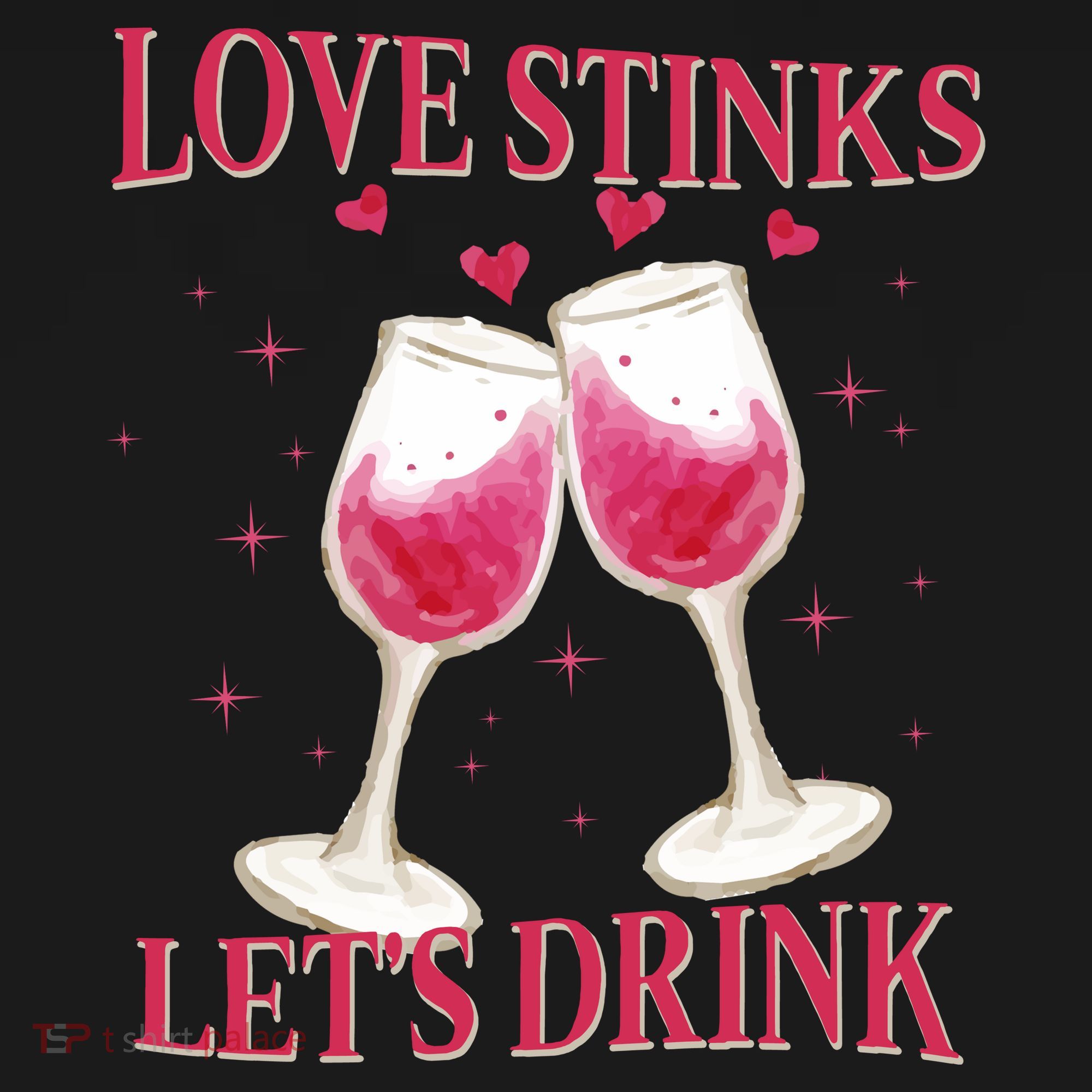 Love Stinks Lets Drink Anti Valentine Toddler Hoodie