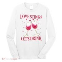 Love Stinks Lets Drink Anti Valentine Long Sleeve Shirt thumb 0