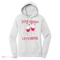 Love Stinks Lets Drink Anti Valentine Women's Hoodie thumb 0