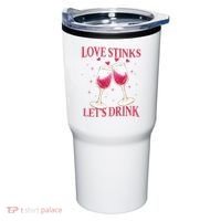 Love Stinks Lets Drink Anti Valentine Tumbler thumb 0