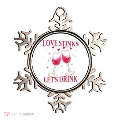 Love Stinks Lets Drink Anti Valentine Ornament