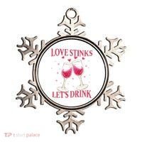 Love Stinks Lets Drink Anti Valentine Ornament thumb 0