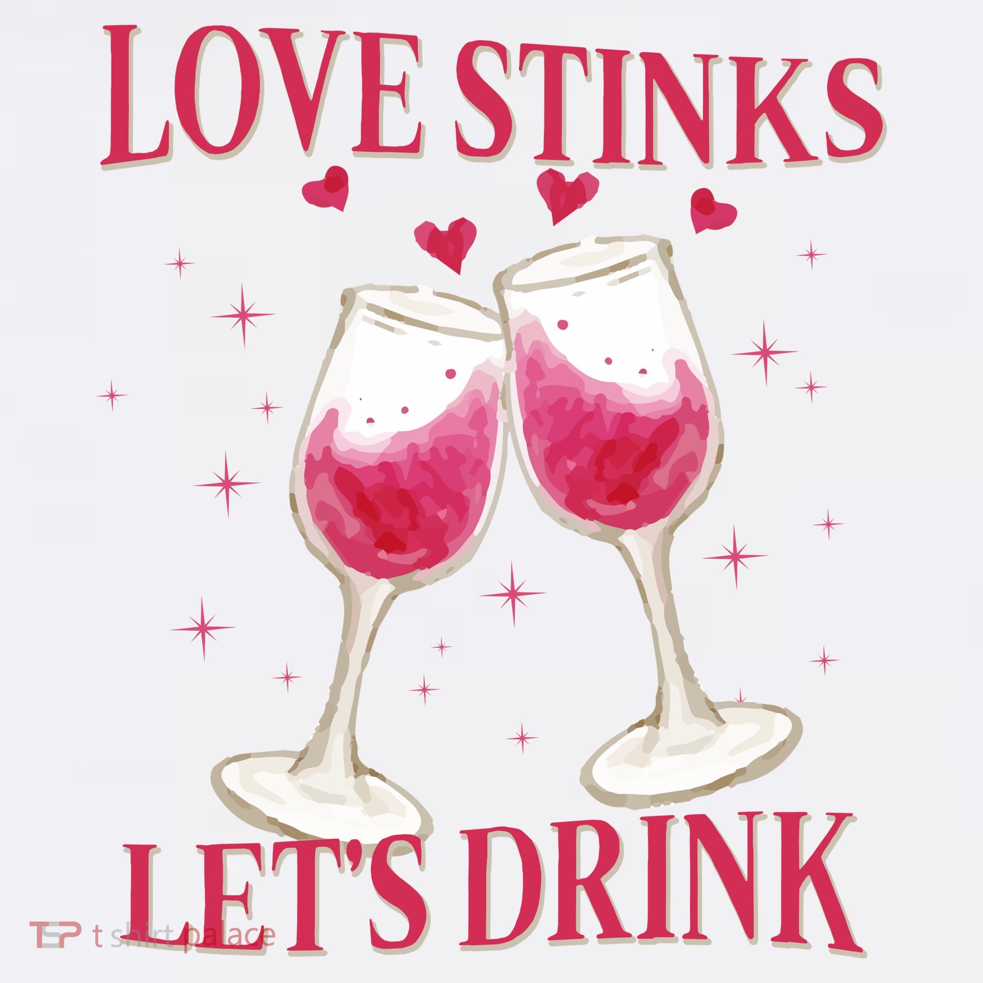 Love Stinks Lets Drink Anti Valentine Baby Bodysuit