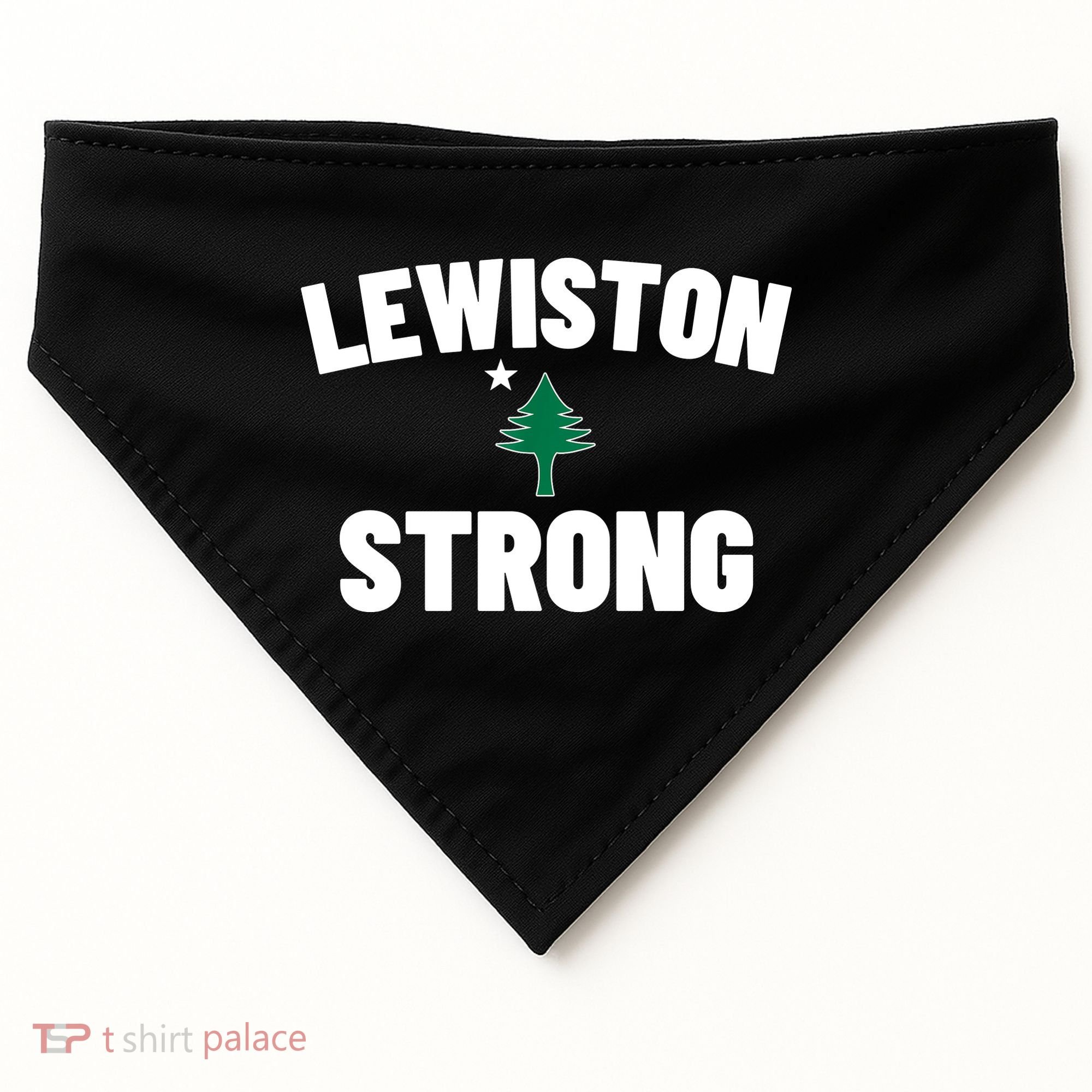Lewiston Strong USA-Made Doggie Bandana