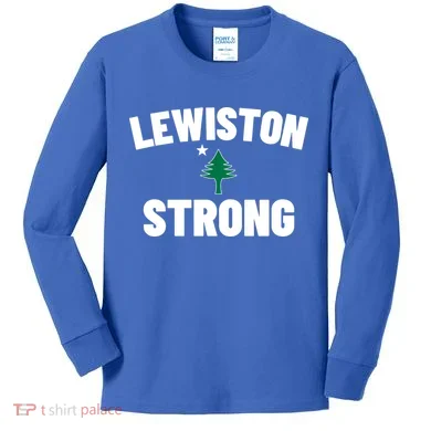 Lewiston Strong Kids Long Sleeve Shirt