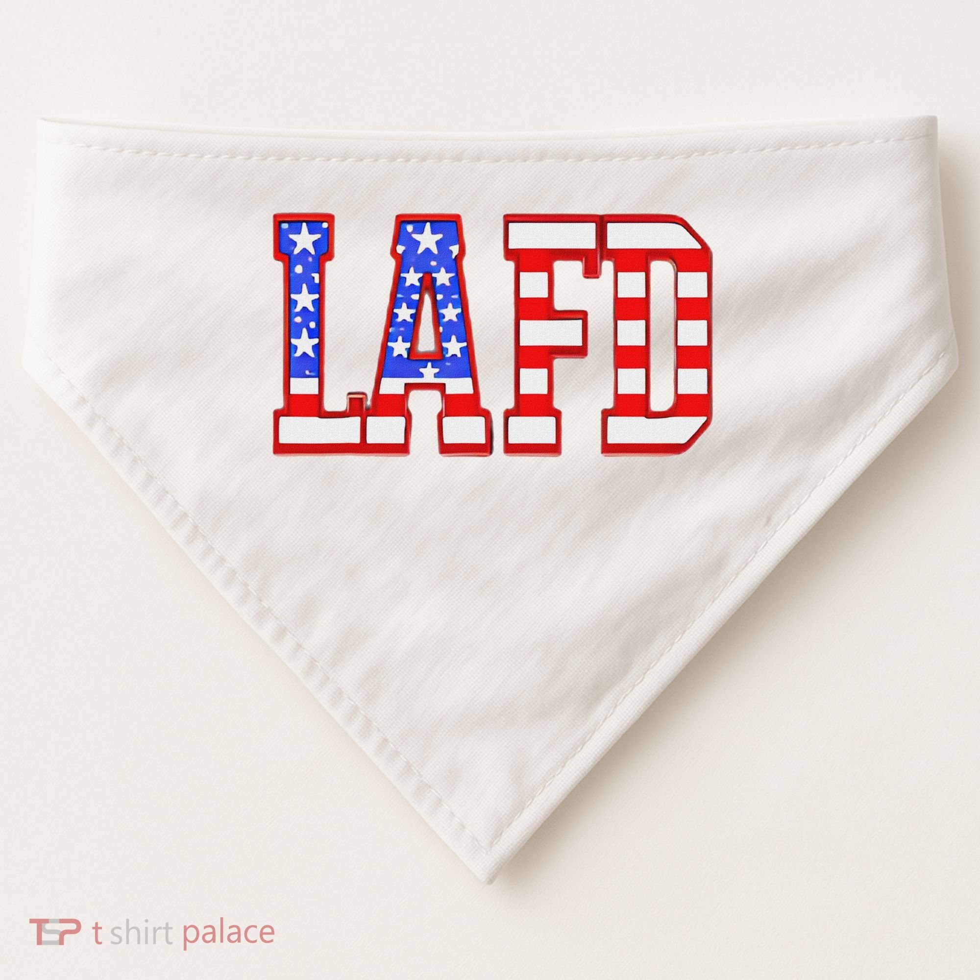 Lafd Strong USA-Made Doggie Bandana