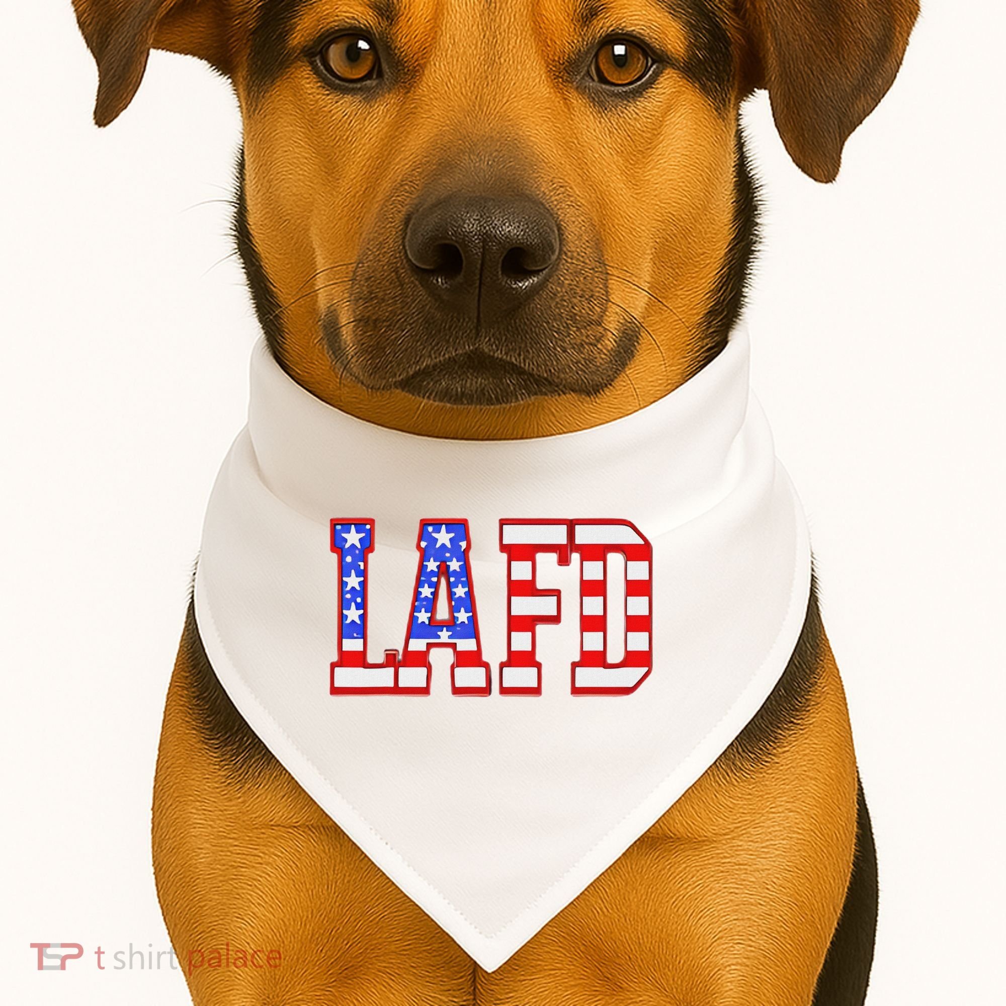 Lafd Strong USA-Made Doggie Bandana