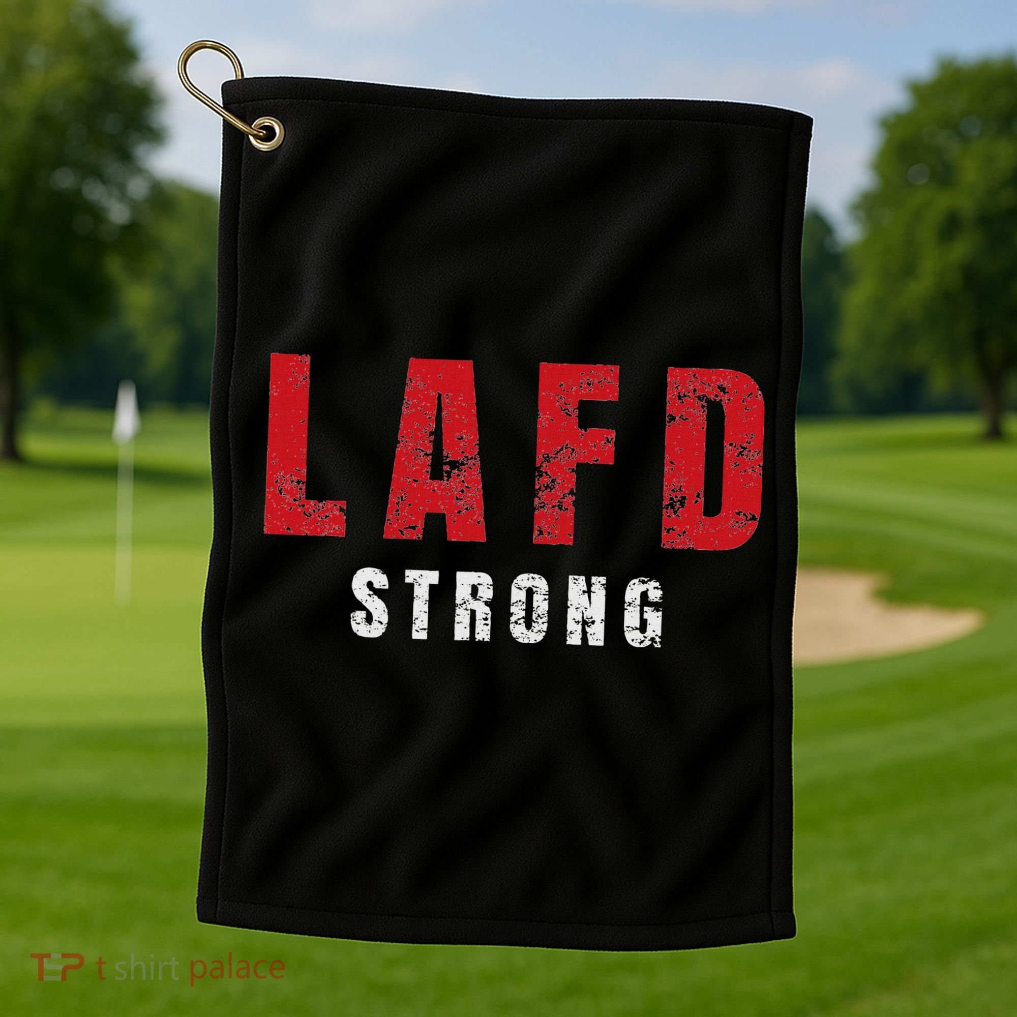 Lafd Strong Golf Towel