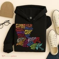 Louisiana State Map Mardi Gras Hoodie thumb 4