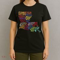 Louisiana State Map Mardi Gras T-Shirt thumb 4