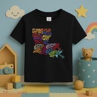 Louisiana State Map Mardi Gras Toddler T-Shirt thumb 3