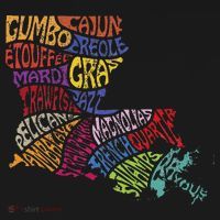 Louisiana State Map Mardi Gras Kids T-Shirt thumb 4