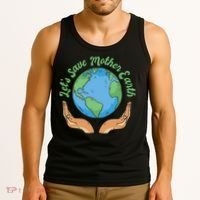 Let's Save Mother Earth Tank Top thumb 3