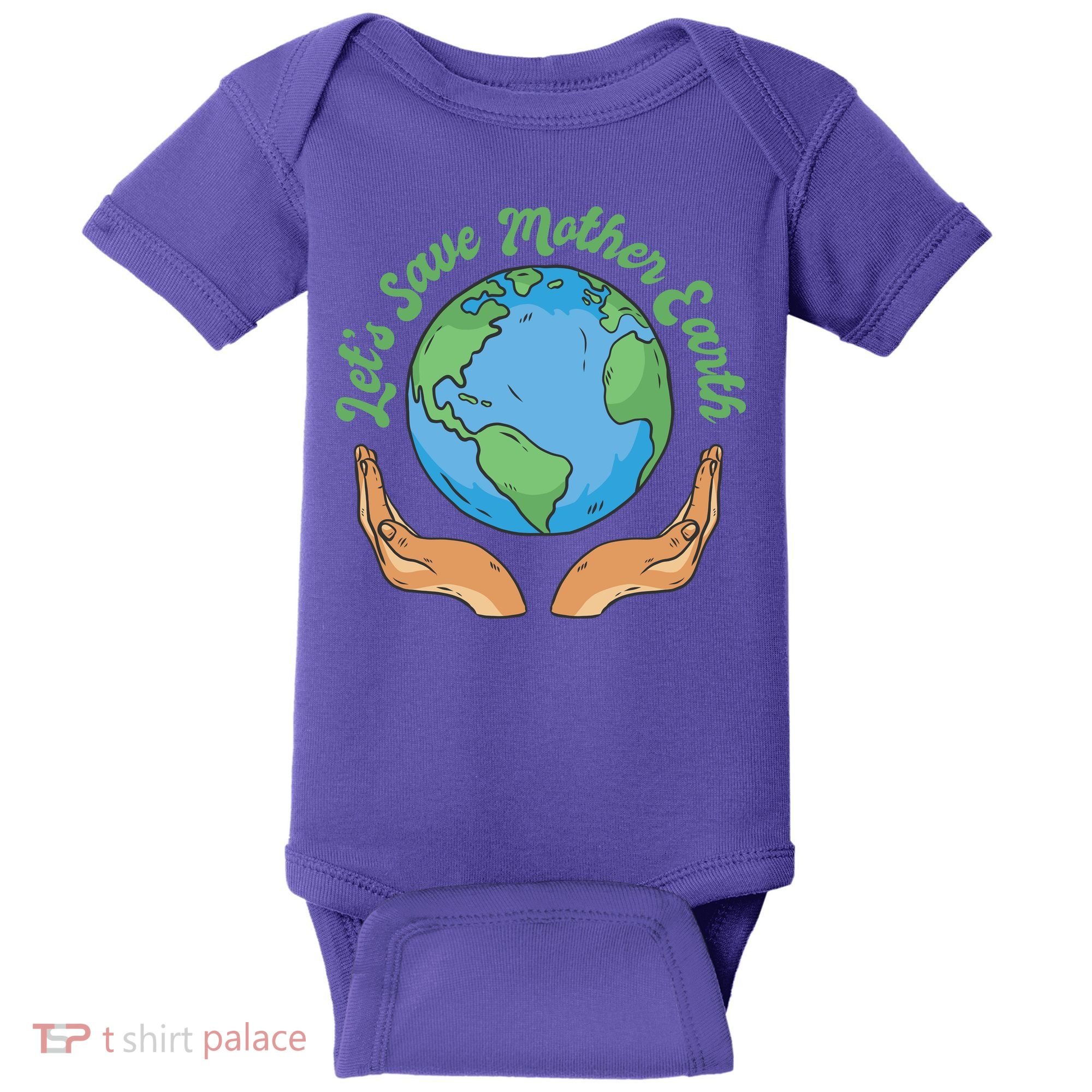 Let's Save Mother Earth Baby Bodysuit