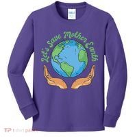 Let's Save Mother Earth Kids Long Sleeve Shirt thumb 0
