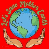 Let's Save Mother Earth Santa Hat thumb 1