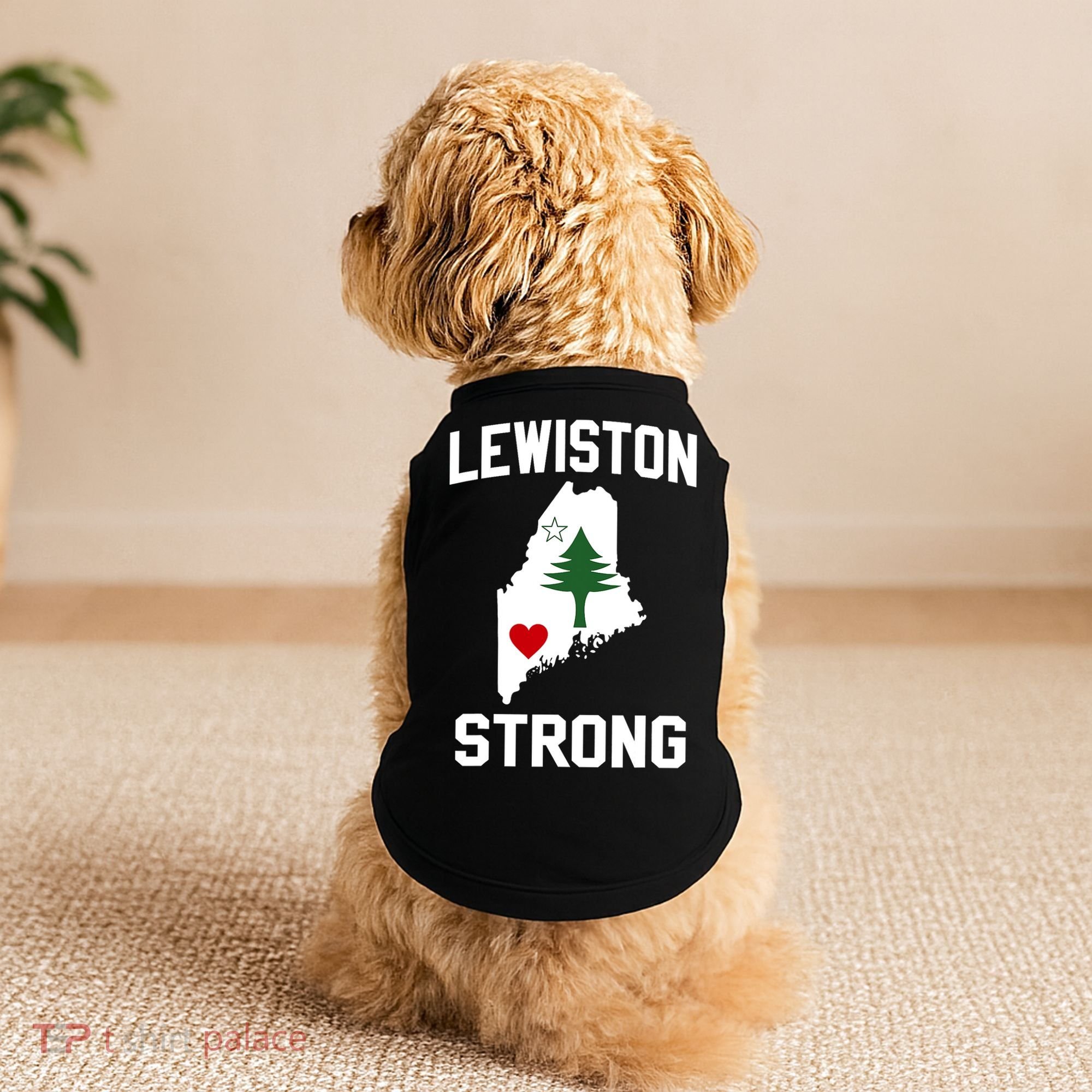 Lewiston Strong Maine Strong Doggie Tank