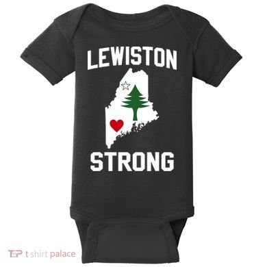 Lewiston Strong Maine Strong Baby Bodysuit