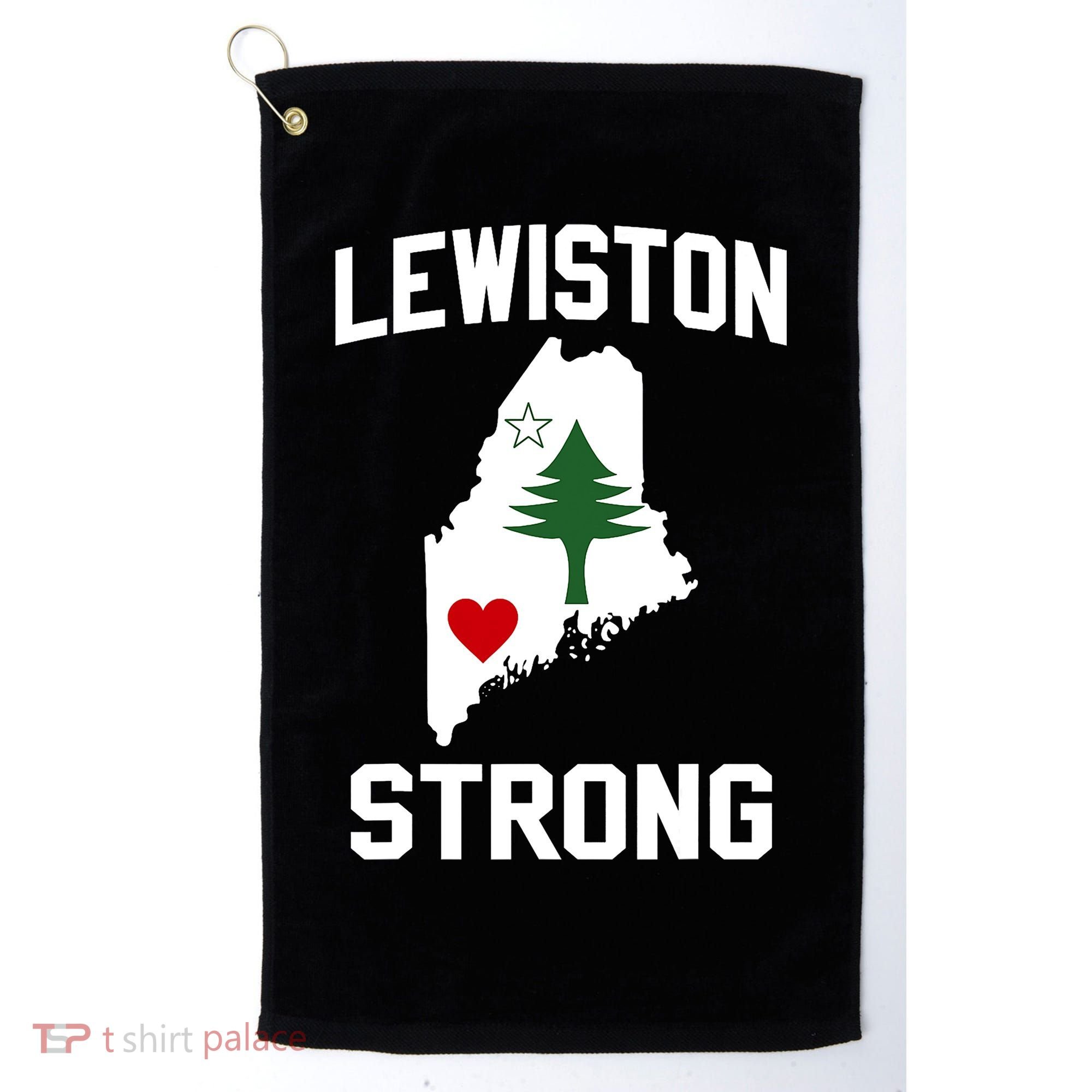 Lewiston Strong Maine Strong Golf Towel