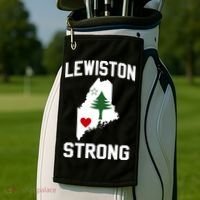 Lewiston Strong Maine Strong Golf Towel thumb 2