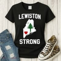 Lewiston Strong Maine Strong Women's T-Shirt thumb 3