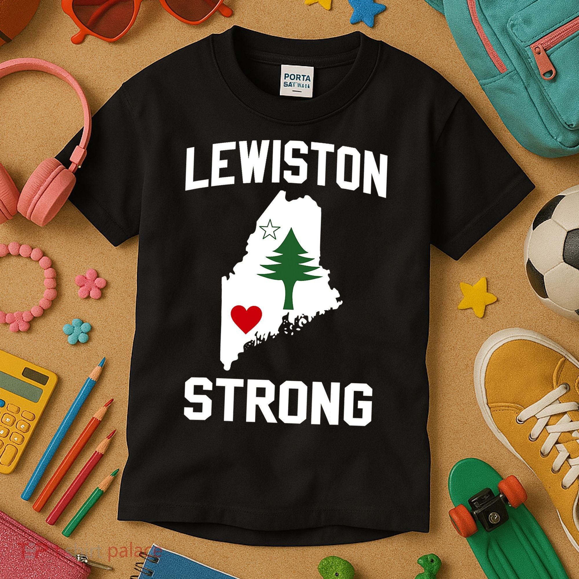 Lewiston Strong Maine Strong Kids T-Shirt