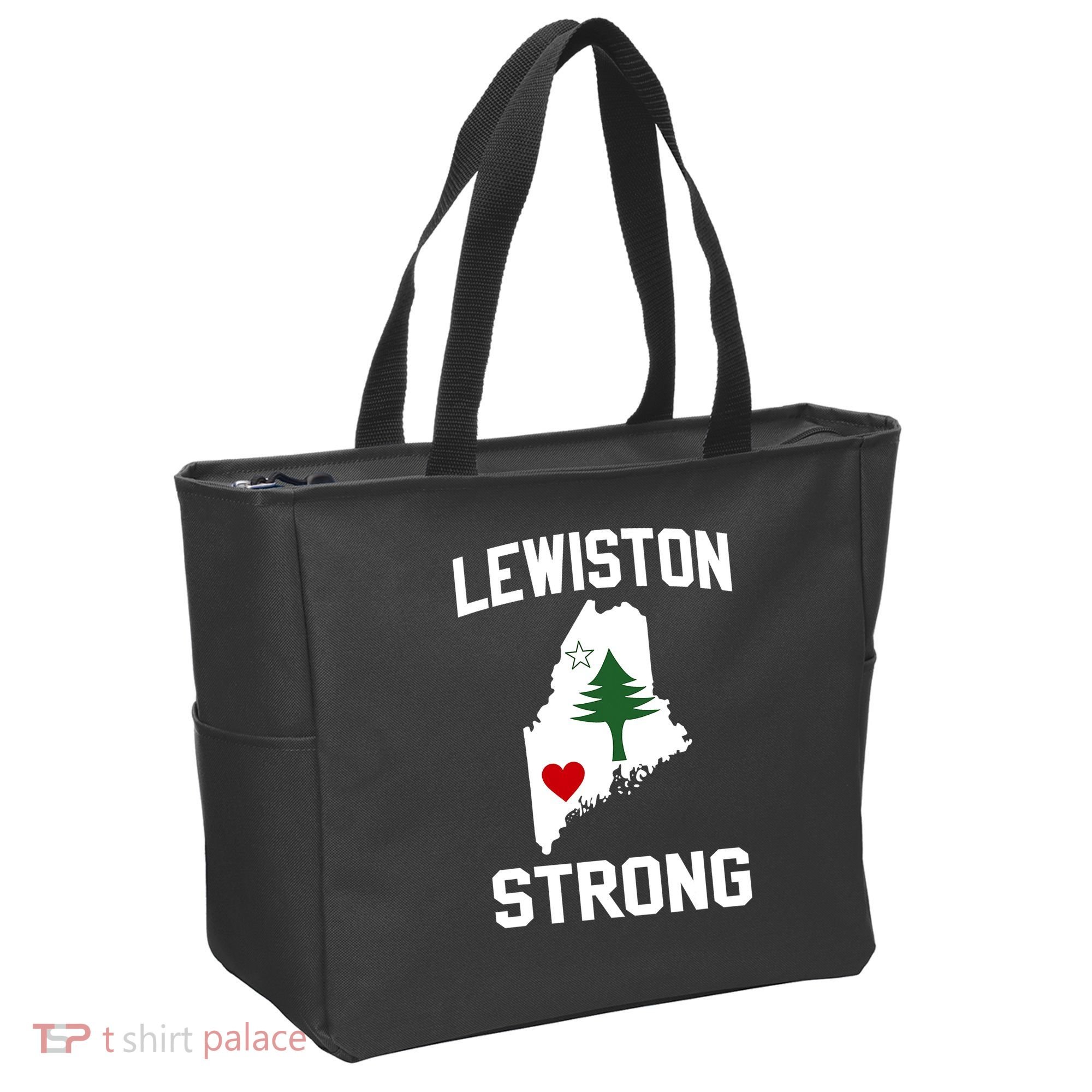 Lewiston Strong Maine Strong Tote Bag