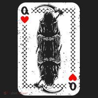 La Santa Muerte Mexico Skeleton Poker Card Death Queens Beanie thumb 2