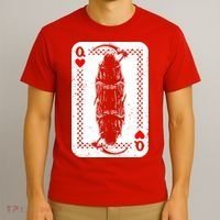 La Santa Muerte Mexico Skeleton Poker Card Death Queens T-Shirt thumb 3