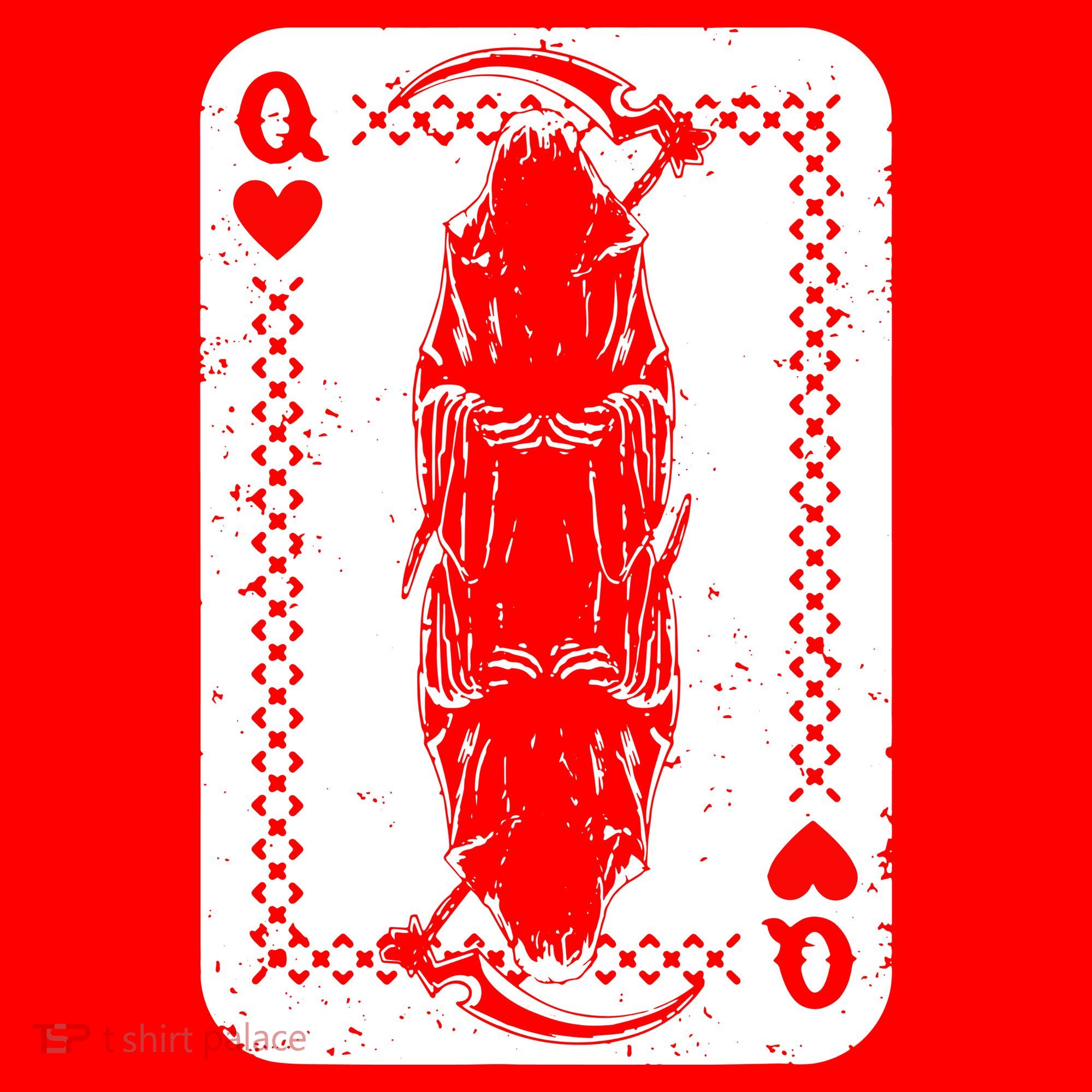 La Santa Muerte Mexico Skeleton Poker Card Death Queens Coaster